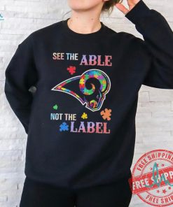 Los Angeles Rams Autism See The Able Not The Label Shirt