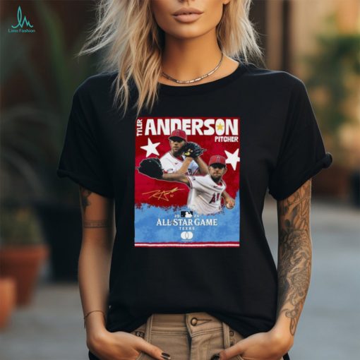Los angeles angels congratulations to tyler anderson the midsummer classic shirt