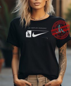 Los angeles dodgers nike fashion graphic swoosh 2024 shirt