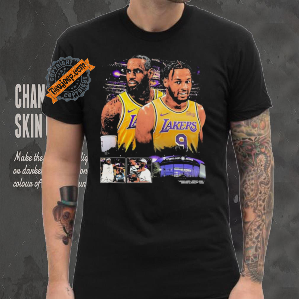 Los angeles larkers lebron james and bronny james shirt Los angeles larkers lebron james and bronny james shirt