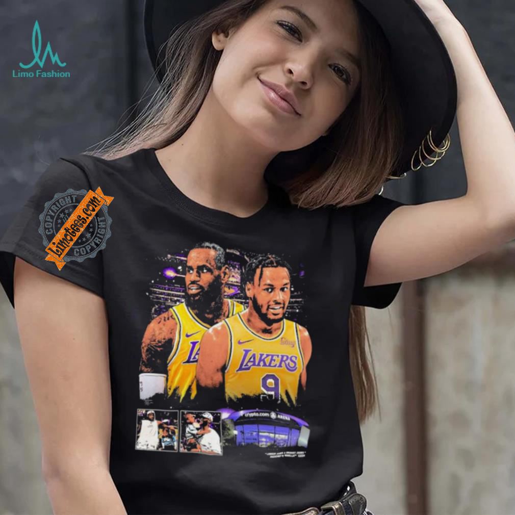 Los angeles larkers lebron james and bronny james shirt Los angeles larkers lebron james and bronny james shirt