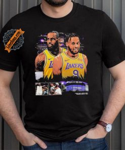Los angeles larkers lebron james and bronny james shirt