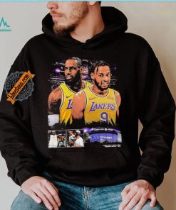 Los angeles larkers lebron james and bronny james shirt