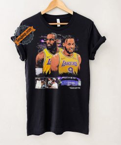 Los angeles larkers lebron james and bronny james shirt