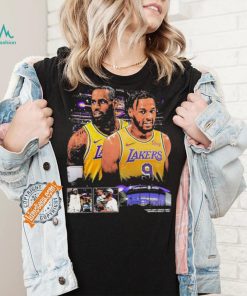 Los angeles larkers lebron james and bronny james shirt
