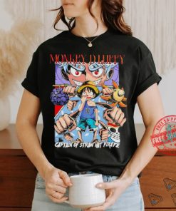 MLB Anime One Piece Funny Luffy Baseball Logo shirt