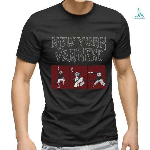 MLB Anime One Piece Luffy New York Yankees T Shirt