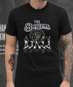 MLB Brewers Milwaukee Signatures All Team Members shirt