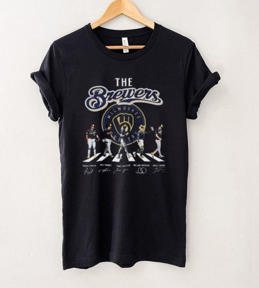 MLB Brewers Milwaukee Signatures All Team Members shirt