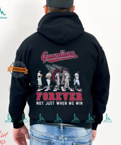 MLB Cleveland Guardians Forever Not Just When We Win Team Player Signature T Shirt
