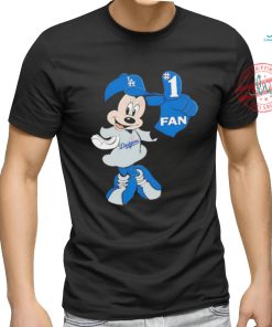 MLB Disney Mickey LA Dogger #1 Fan Baseball Logo shirt