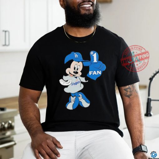 MLB Disney Mickey LA Dogger #1 Fan Baseball Logo shirt