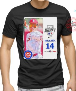 MLB Draft 2024 Cam Smith Chicago Cubs pick no 14 shirt