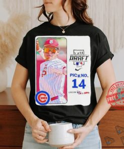 MLB Draft 2024 Cam Smith Chicago Cubs pick no 14 shirt