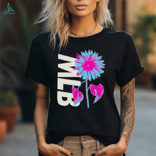 MLB Floral Neon Flower Baseball shirt