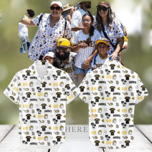 MLB San Diego Padres Summer Many Icons Hawaiian Shirt