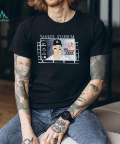 MLB Team Apparel Youth New York Yankees Aaron Judge Navy Jumbotron shirt