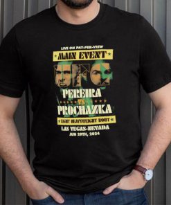 Main event UFC 303 Alex Pereira vs Jiri Prochazka Las Vegas Nevanda shirt