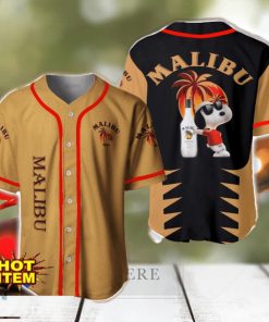 Malibu Snoopy Baseball Jersey Shirt For Snoopy Lovers Gift Ideas