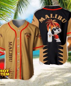 Malibu Snoopy Baseball Jersey Shirt For Snoopy Lovers Gift Ideas