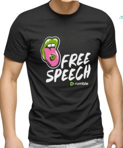 Mally Mouse Wearing Free Speech Rumble shirt