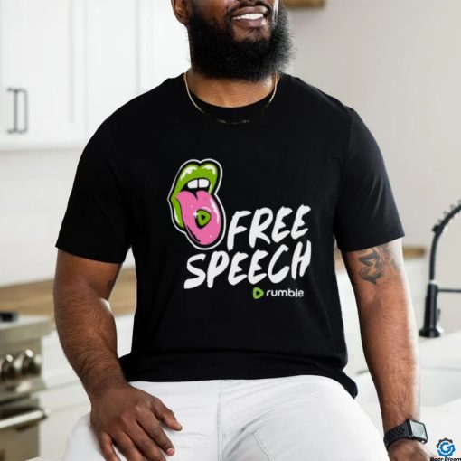 Mally Mouse Wearing Free Speech Rumble shirt