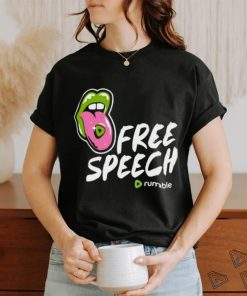 Mally Mouse Wearing Free Speech Rumble shirt