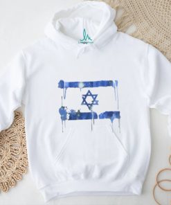 Marina Medvin Distressed Israeli Flag Shirt