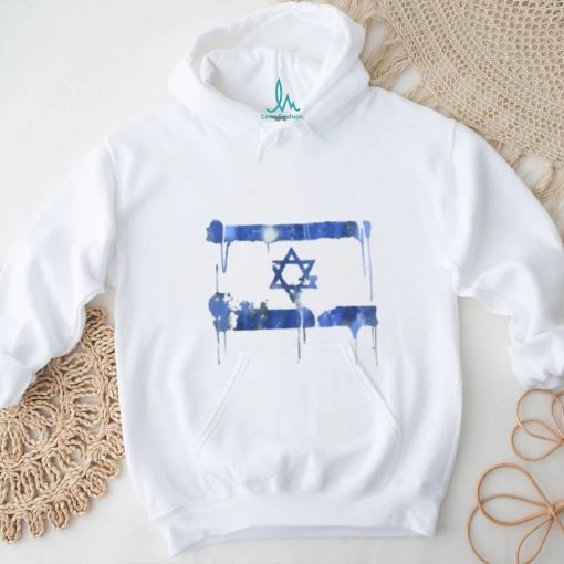 Marina Medvin Distressed Israeli Flag Shirt