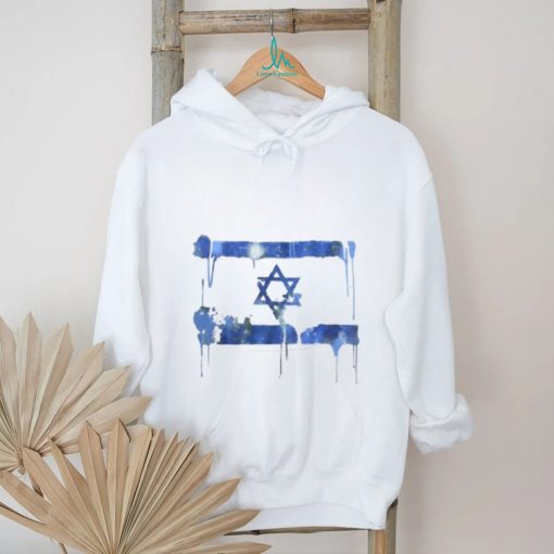 Marina Medvin Distressed Israeli Flag Shirt