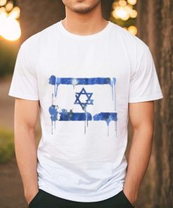 Marina Medvin Distressed Israeli Flag Shirt