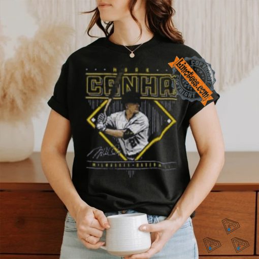 Mark Canha Milwaukee Diamond Name shirt