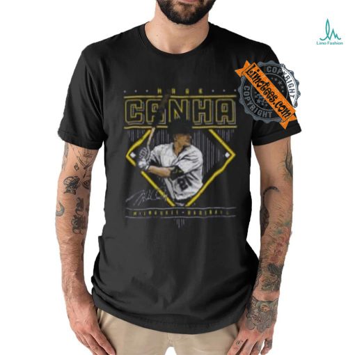 Mark Canha Milwaukee Diamond Name shirt