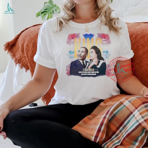Martin Luther King, Jr. DR. AND MRS. KING Holiday It Starts With Me ’24 T shirts