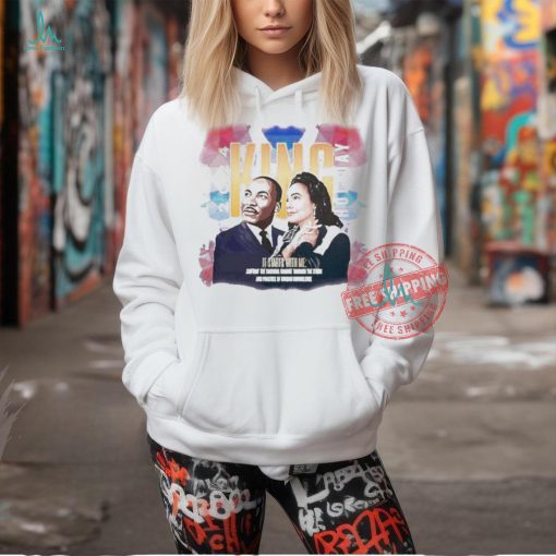 Martin Luther King, Jr. DR. AND MRS. KING Holiday It Starts With Me ’24 T shirts