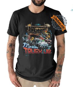 Martin truex jr joe gibbs racing team collection black gone fishin’ 2024 shirt