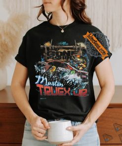 Martin truex jr joe gibbs racing team collection black gone fishin’ 2024 shirt