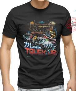 Martin truex jr joe gibbs racing team collection black gone fishin’ 2024 shirt