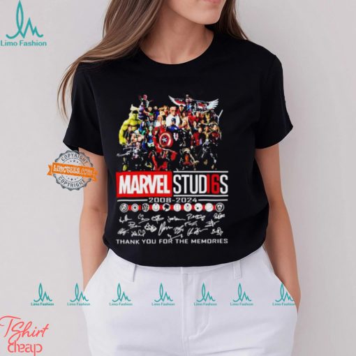 Marvel Stud16s 2008 2024 Thank You For The Memories Signature shirt