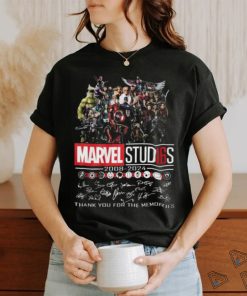 Marvel Studios All Characters 2008 2024 Thank You For The Memories T Shirt
