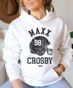 Maxx Crosby Las Vegas Helmet Font shirt