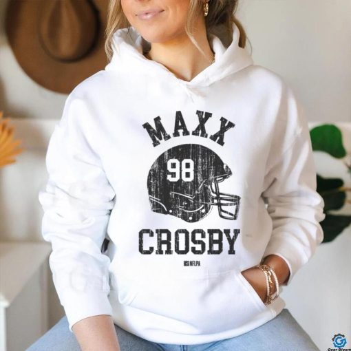 Maxx Crosby Las Vegas Helmet Font shirt