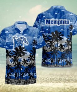 Memphis Tigers Palms Tree Hawaiian Shirt