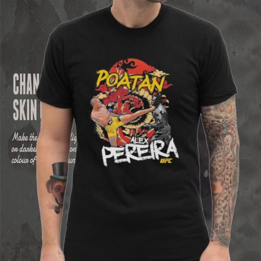 Men’s 500 Level Black Alex Pereira Poatan T Shirt