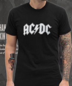 Men's Black Acdc Logo T shirt