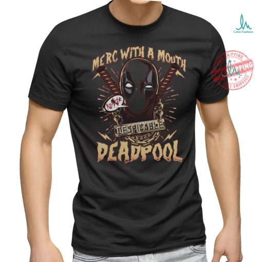 Merc with a mouth despicable deadpool shirt