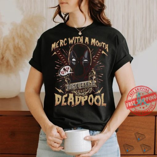 Merc with a mouth despicable deadpool shirt
