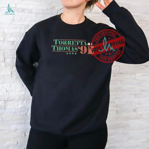 Miami Hurricanes Torretta Thomas ’91 Shirt