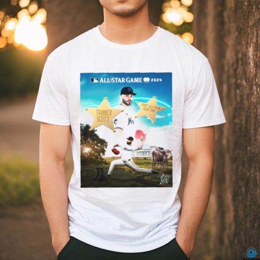 Miami marlins tanner is headed to Texas as an all star shirt