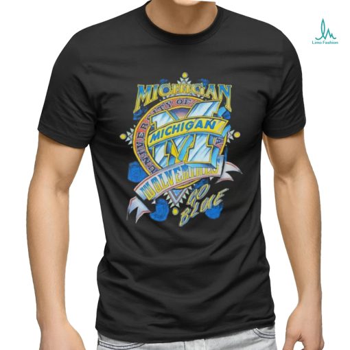 Michigan Wolverines go blue vintage shirt
